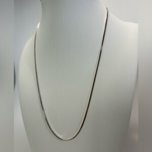 Giani Bernini Sleek Silver Necklace